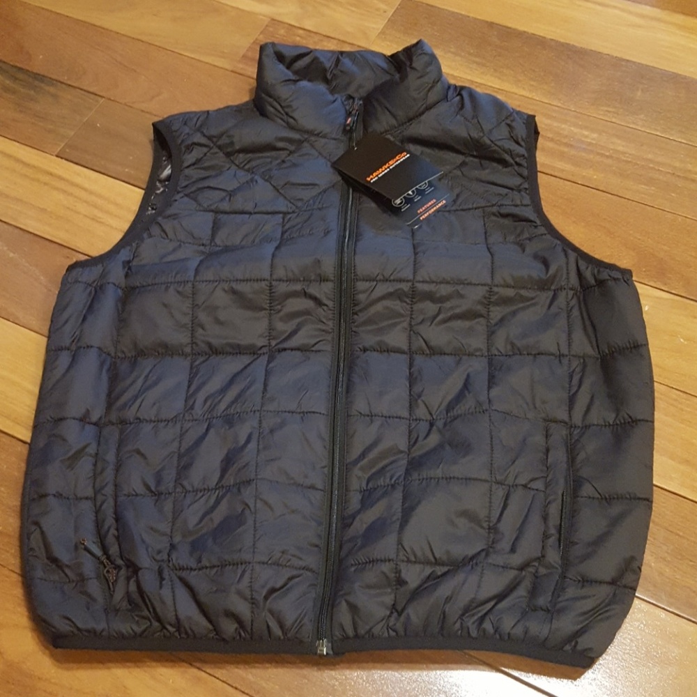 Hawke & Co Black Quilted Vest